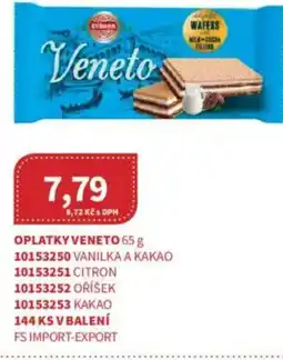 Kubík potraviny Oplatky veneto nabídka