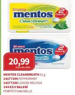 Kubík potraviny Mentos cleanbreath nabídka