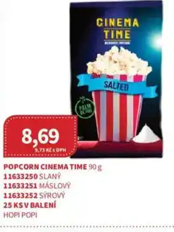 Kubík potraviny Popcorn cinema time nabídka
