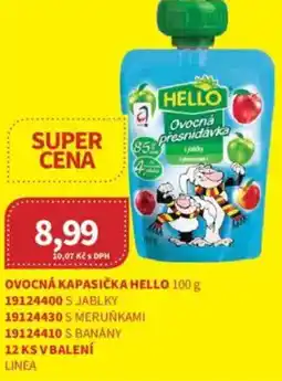 Kubík potraviny Ovocná kapasička hello nabídka