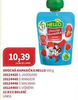 Kubík potraviny Ovocná kapasička hello nabídka