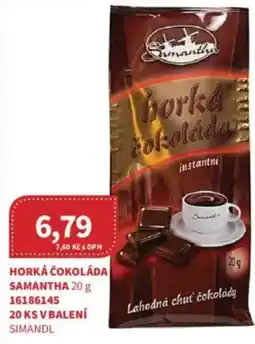 Kubík potraviny Horká čokoláda samantha nabídka