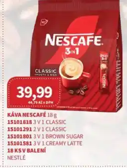 Kubík potraviny Káva nescafé nabídka