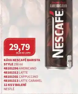Kubík potraviny Káva nescafé barista style nabídka