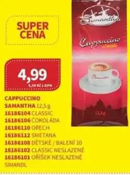 Kubík potraviny Cappuccino samantha nabídka