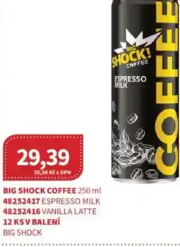 Kubík potraviny Big shock coffee nabídka