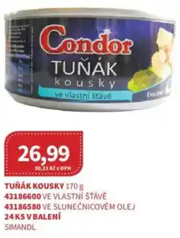 Kubík potraviny Condor Tuňák kousky nabídka