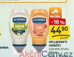 Flop HELLMANN'S OMÁČKY vybrané druhy 250 ml nabídka