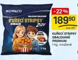 Flop KUŘECÍ STRIPSY OBALOVANÉ PREMIUM 1 kg nabídka