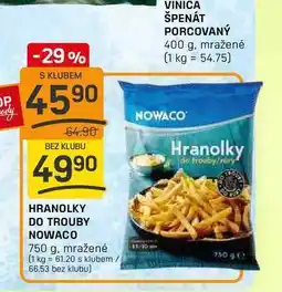 Flop HRANOLKY DO TROUBY NOWACO 750 g nabídka