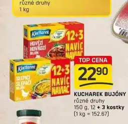 Flop KUCHAREK BUJÓNY různé druhy 150 g, 12 + 3 kostky nabídka