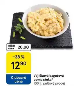 Tesco Vajíčková bagetová pomazánka, 100 g nabídka