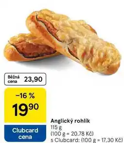 Tesco Anglický rohlík, 115 g nabídka