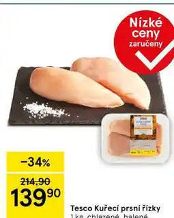 Tesco Tesco Kuřecí prsní řízky, 1 kg nabídka