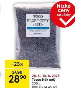 Tesco Tesco Mák celý, 200 g nabídka