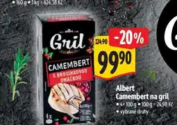 Albert Albert Camembert na gril 4x100 g nabídka