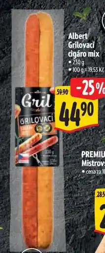 Albert Albert Grilovací cigáro mix 230 g nabídka