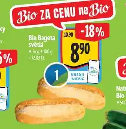 Albert Bio Bageta světlá 74 g nabídka