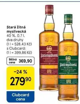 Tesco Stará žitná myslivecká 40 %, 0.7 l nabídka