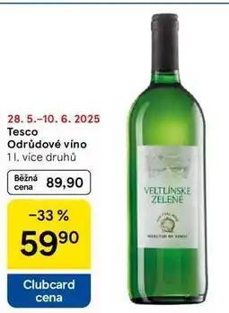Tesco Tesco Odrůdové víno, 1 l, více druhů nabídka