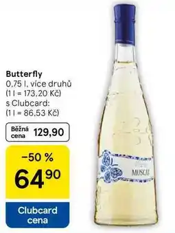 Tesco Butterfly, 0.75 I, více druhů nabídka