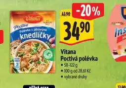 Albert Vitana Poctivá polévka 58-122 g nabídka