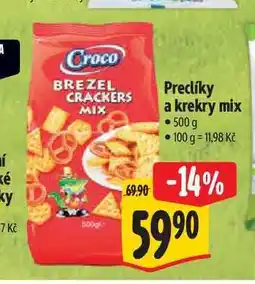Albert Preclíky a krekry mix 500 g nabídka