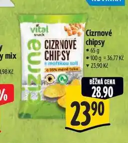 Albert Cizrnové chipsy 65 g nabídka