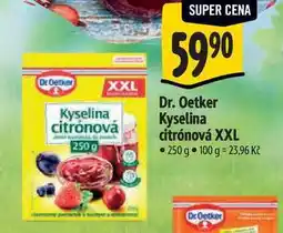 Albert Dr Oetker XXL Kyselina citrónová 250 g nabídka