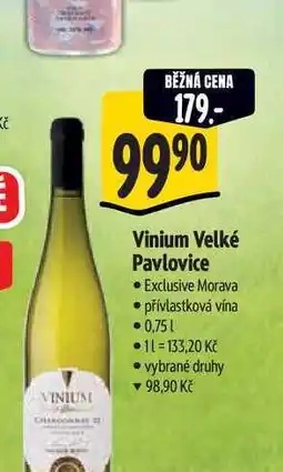 Albert Vinium Velké Pavlovice 0,75 l nabídka