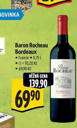 Albert Baron Rocheau Bordeaux 0,75 l nabídka