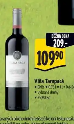 Albert Viña Tarapacá 0,75 l nabídka
