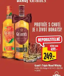 Albert Grant's Triple Wood Whisky 0,7 l nabídka