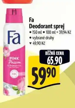 Albert Fa Deodorant sprej 150 ml nabídka