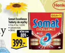 Albert Somat Excellence Tablety do myčky 75 ks nabídka