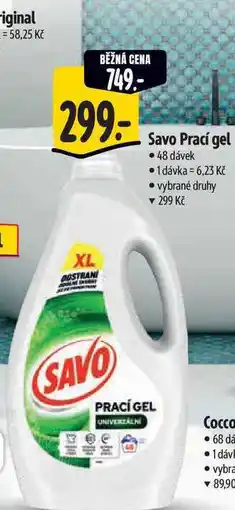 Albert Savo Prací gel 48 dávek nabídka