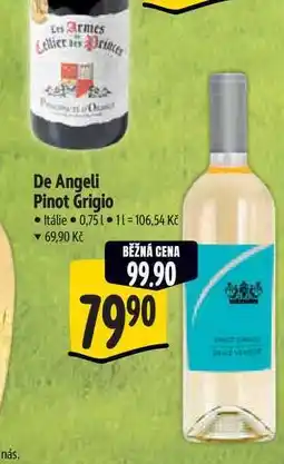 Albert De Angeli Pinot Grigio 0,75 l nabídka