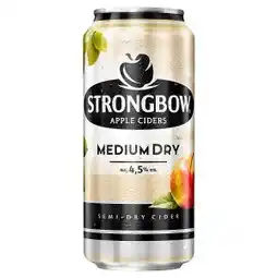 Albert Strongbow cider Medium Dry 440ml nabídka