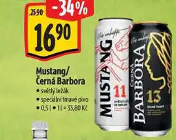 Albert Mustang/ Černá Barbora 0,5 l nabídka