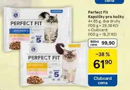 Tesco Perfect Fit Kapsičky pro kočky, 4x 85 g nabídka