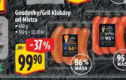 Albert Goudovky/Gril klobásy od Mistra 450 g nabídka