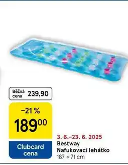 Tesco Bestway Nafukovací lehátko187 x 71 cm nabídka