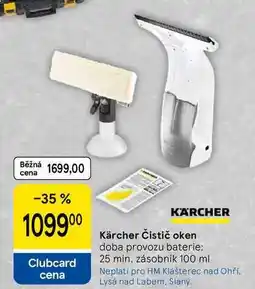 Tesco Kärcher Čistič oken doba provozu baterie: 25 min, zásobník 100 ml nabídka