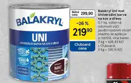 Tesco Balakryl Uni mat Univerzální barva na kov a dřevo, 0.7 kg nabídka