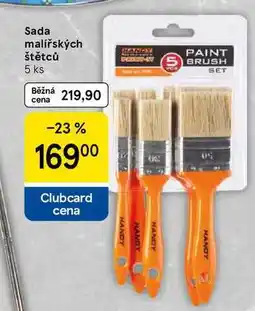 Tesco Sada malířských štětců, 5 ks nabídka
