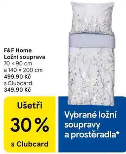 Tesco F&F Home Ložní souprava, 70 x 90 cm a 140 x 200 cm nabídka