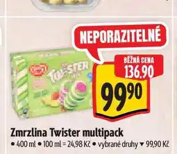 Albert Zmrzlina Twister multipack 400 ml nabídka