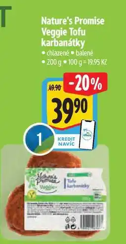Albert Nature's Promise Veggie Tofu karbanátky 200 g nabídka