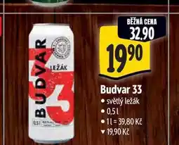 Albert Budvar 33 0,5 l nabídka