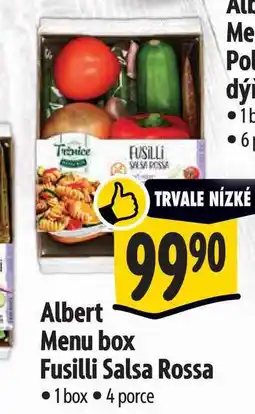 Albert Albert Menu box Fusilli Salsa Rossa 4 porce nabídka